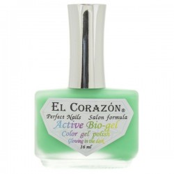 Лак для ногтей El Corazon Актив био-гель светящийся в темноте 16 мл 423/485