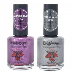 Лак для ногтей Kaleidoscope зеркальный 15 мл f-08 бежевый