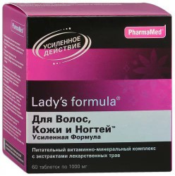 Леди'С формула для волос кожи и ногтей 60 шт. табл.