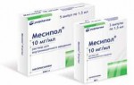Месипол, раствор для внутримышечного введения 10 мг/мл 1.5 мл 5 шт ампулы