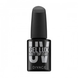 Лак для ногтей Divage Ув Гель Люкс топ-покрытие 12 мл