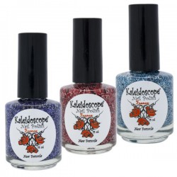 Лак для ногтей Калейдоскоп Кружева и пайетки 15 мл 09