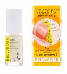 Лак для ногтей Belweder для расслаивающихся ногтей с витамином с 8 мл