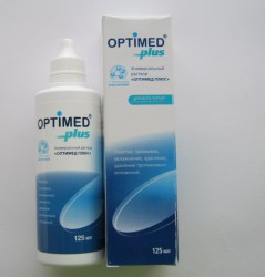 Раствор для ухода за контактными линзами Optimed плюс универсал 125 мл