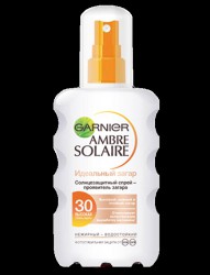 Спрей солнцезащитный Garnier Амбр Солер идеальный загар spf 30 200 мл