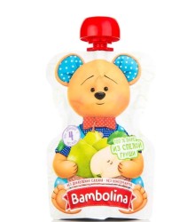 Пюре Bambolina груша с 4 мес. 90 г