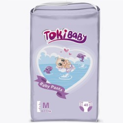 Подгузники-трусики, Tokibaby (Токибеби) 6-11 кг р. M №48