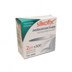 Пластырь Silkofix на тканевой основе р. 2смх500см 1 шт.