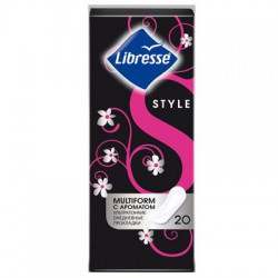Прокладки женские ежедневные Libresse Стайл мультиформ део 20 шт.