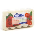 Мыло, Диана 75 г 5 шт Фрут & Флора Вишня роза