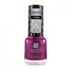 Лак для ногтей Brigitte Bottier Зеркальный гелевый 12 мл т.04 малиновый