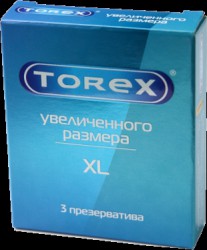 Презервативы Torex увеличенного размера гладкие 3 шт.