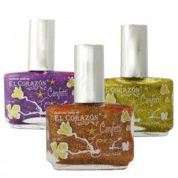 Лак для ногтей El Corazon Конфетти нэйл полиш фактурный 16 мл 503a