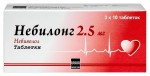 Небилонг, таблетки 2.5 мг 30 шт