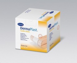 Пластырь DermaPlast текстайл эластик гипоаллергенный из текстильного материала р. 8смх5м 1 шт.