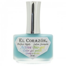 Лак для ногтей El Corazon Актив био-гель светящийся в темноте 16 мл 423/489