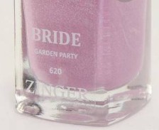 Лак для ногтей Zinger Брайд перламутровый 12 мл 620 сиреневый с золотым блеском