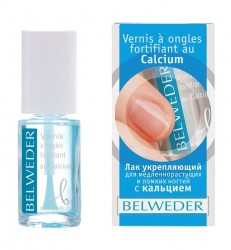 Лак для ногтей Belweder для ломких и медленнорастущих ногтей с кальцием 8 мл