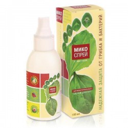 Спрей для ног Микоспрей косметический гигиенический с антибактериальным действием 100 мл